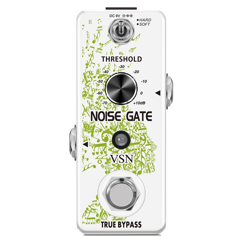 VSN Noise Gate Pedal, Noise Killer Guitar Pedal Noise Suppressor Effect 2 Modes for Electric Guitar and Bass True Bypass - Image 1